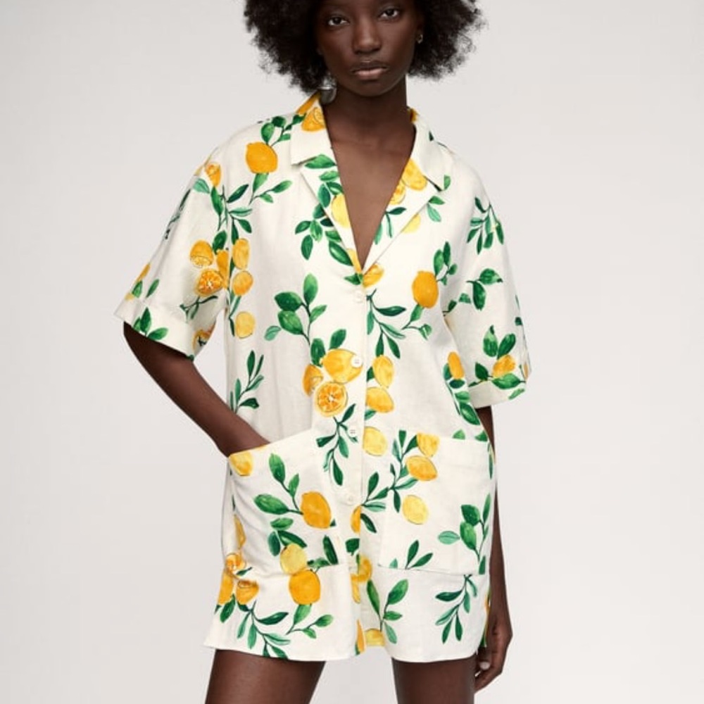 Zara Linen Blend Dress